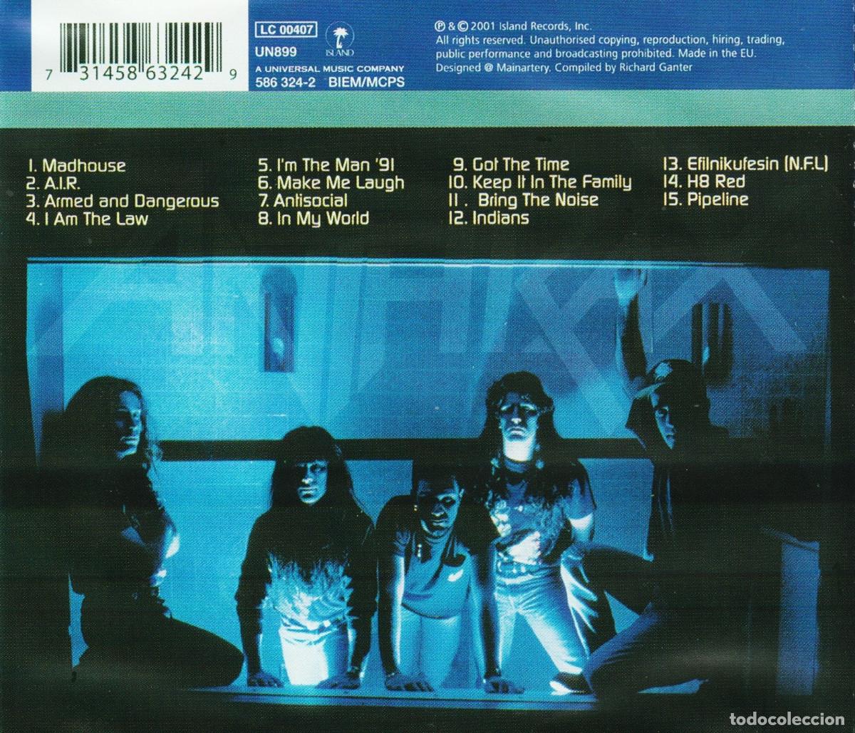CDs de m&uacute;sica: �H737 - ANTHRAX. CLASSIC. RECOPILATORIO. CD. - Foto 2