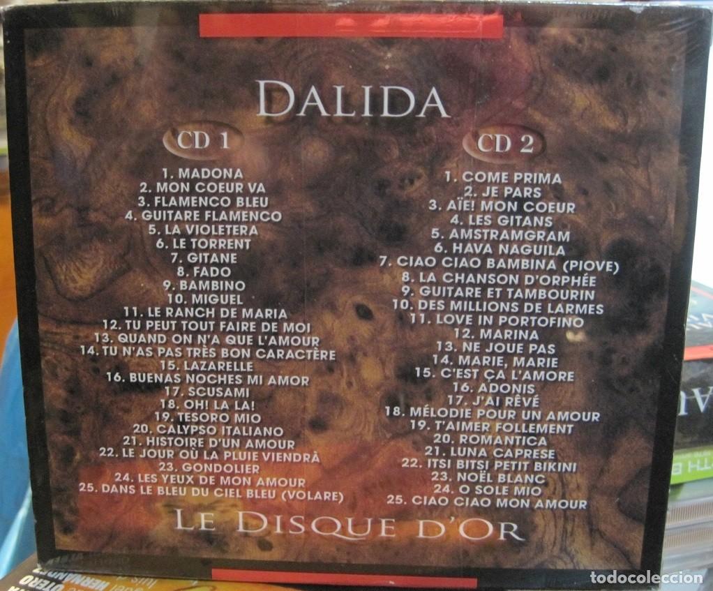 CDs de m&uacute;sica: DALIDA - LE DISQUE D&acute;OR - 2 x CD - Precintado - Foto 2