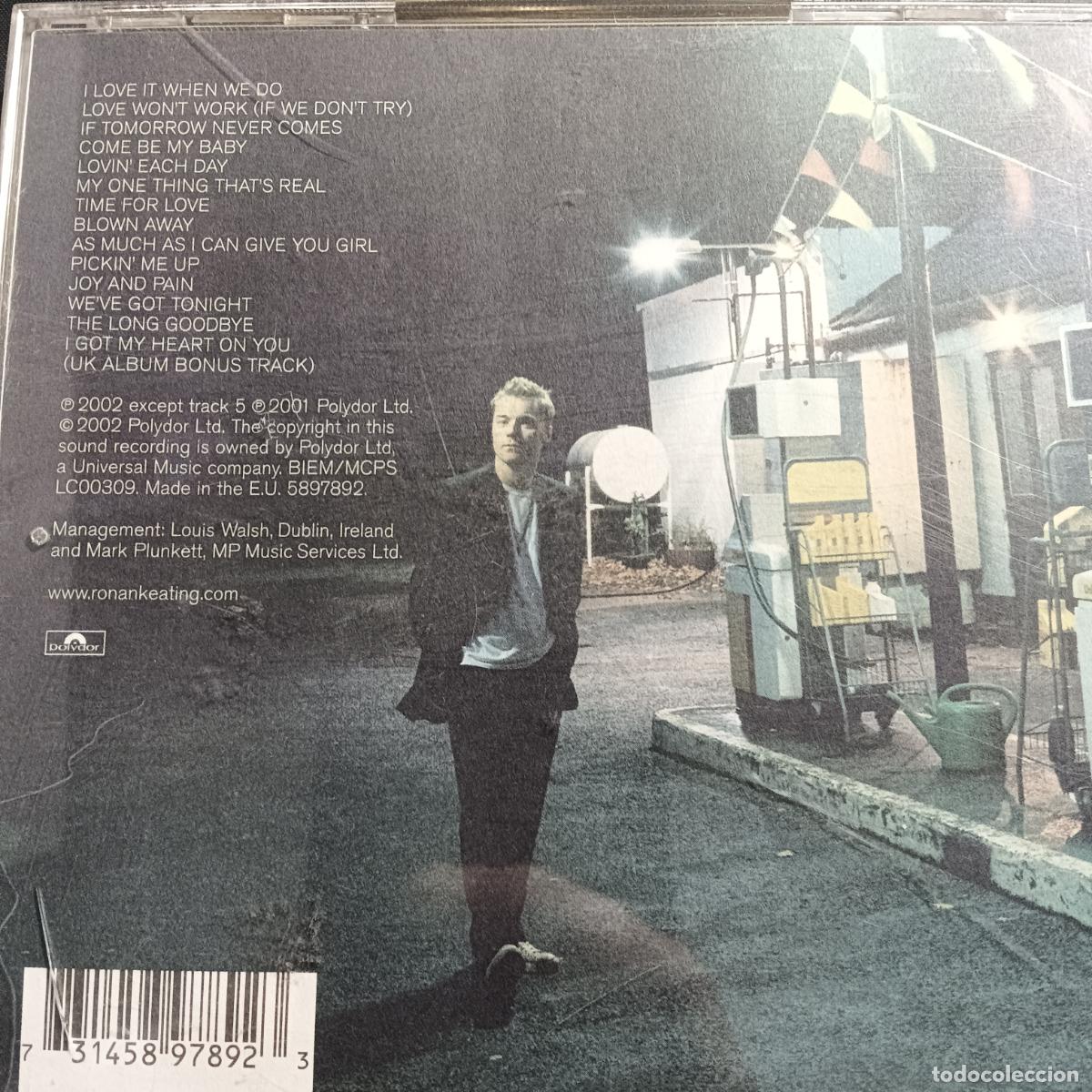 CDs de m&uacute;sica: RONAN KEATING, DESTINATION. CD - Foto 2