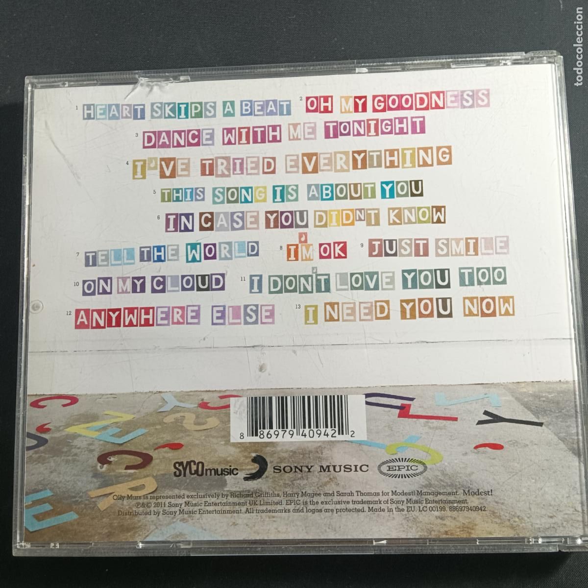 CDs de m&uacute;sica: OLLY MURS, IN CASE YOU DIDNT KNOW - CD - Foto 2