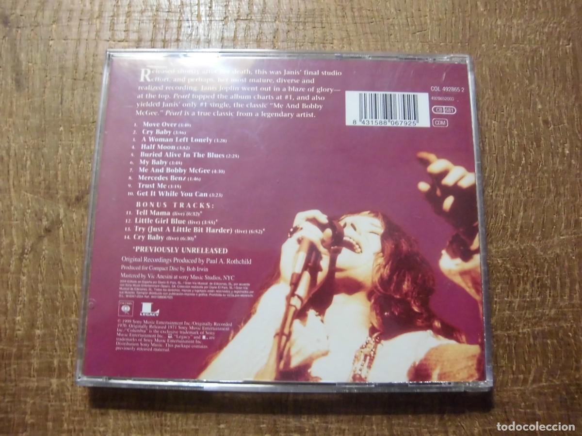 CDs de m&uacute;sica: CD JANIS JOPLIN PEARL - Foto 2