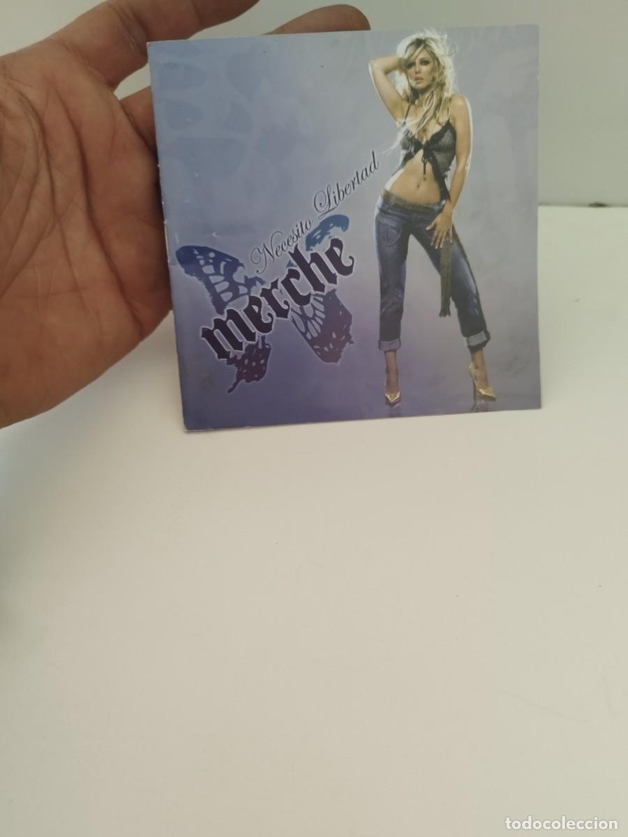 CDs de m&uacute;sica: Libreto de cd, Merche , necesito libertad. - Foto 1