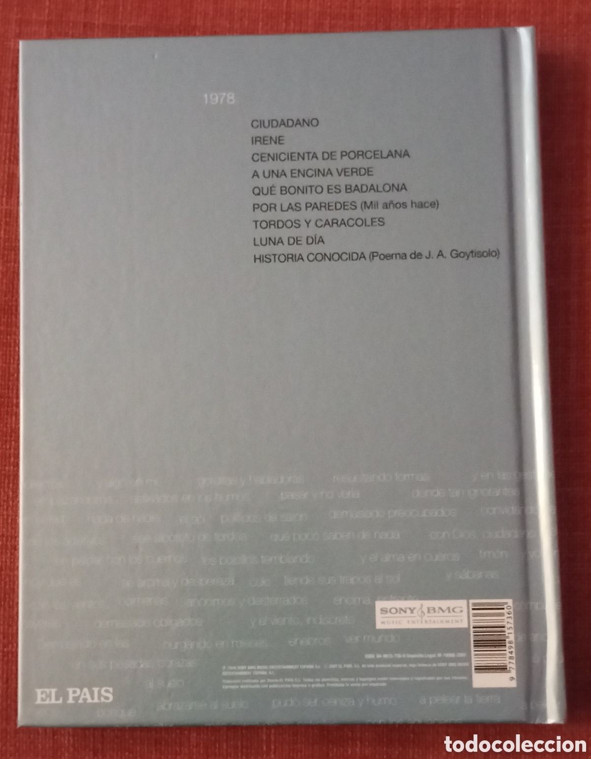 CDs de m&uacute;sica: Serrat CD Edici&oacute;n Limitada El Pa&iacute;s, &rdquo;1978&rdquo; - Foto 2