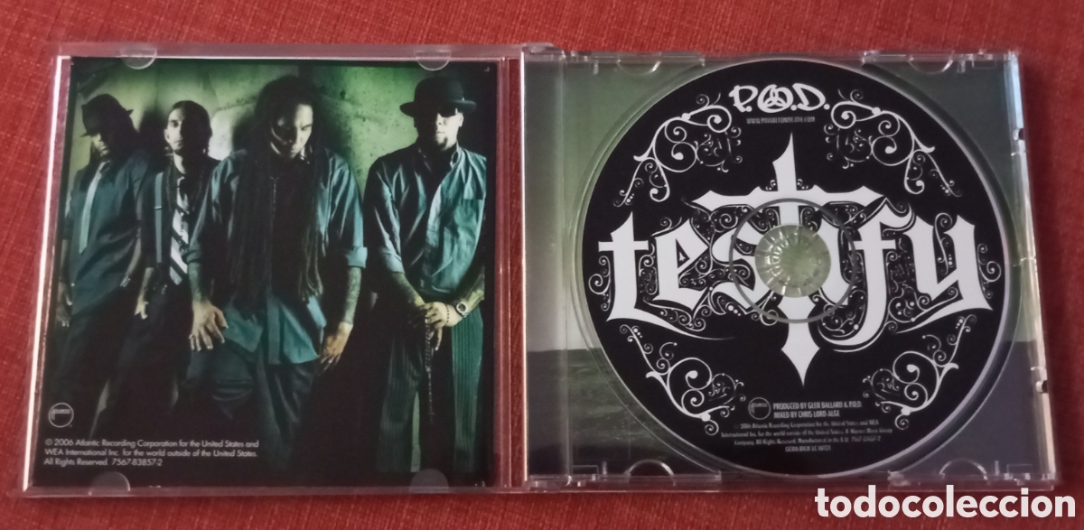 CDs de m&uacute;sica: P.O.D. CD original, &rdquo;Testify&rdquo; - Foto 3