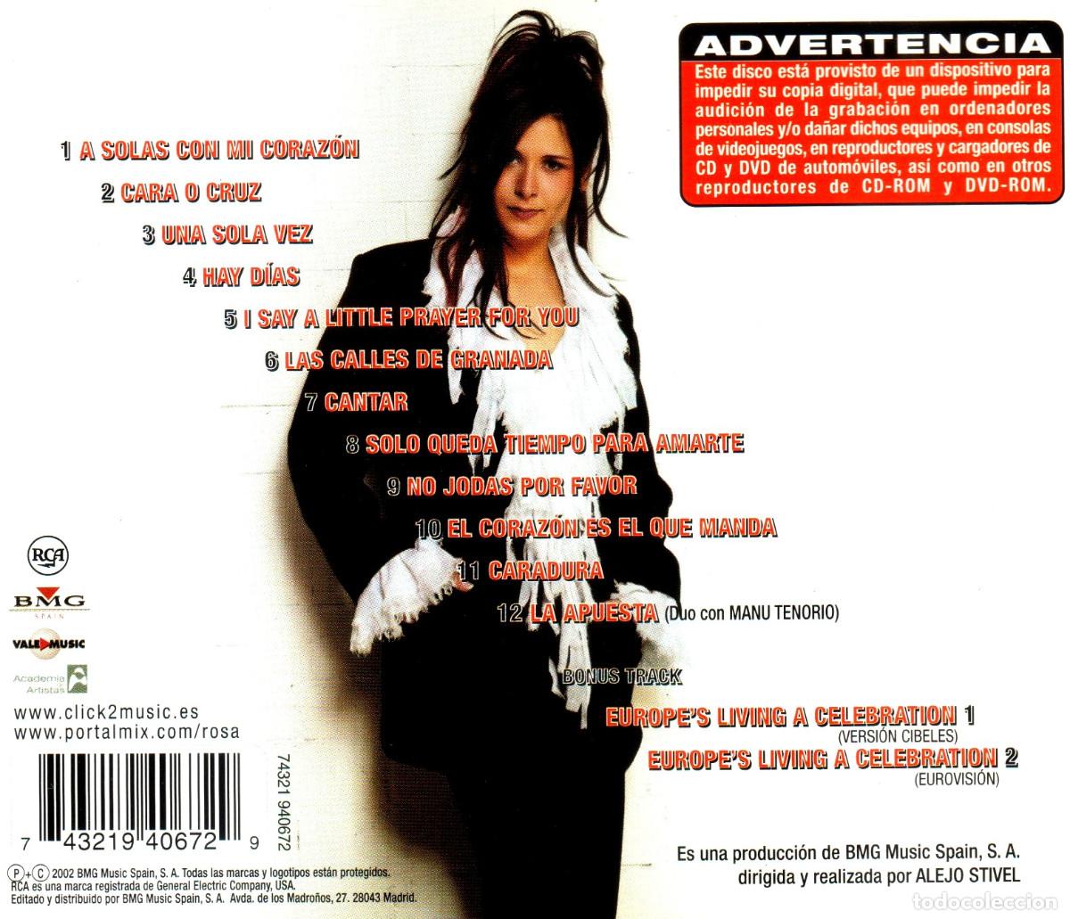 CDs de m&uacute;sica: �R1625 - ROSA. ROSA. CD. - Foto 2