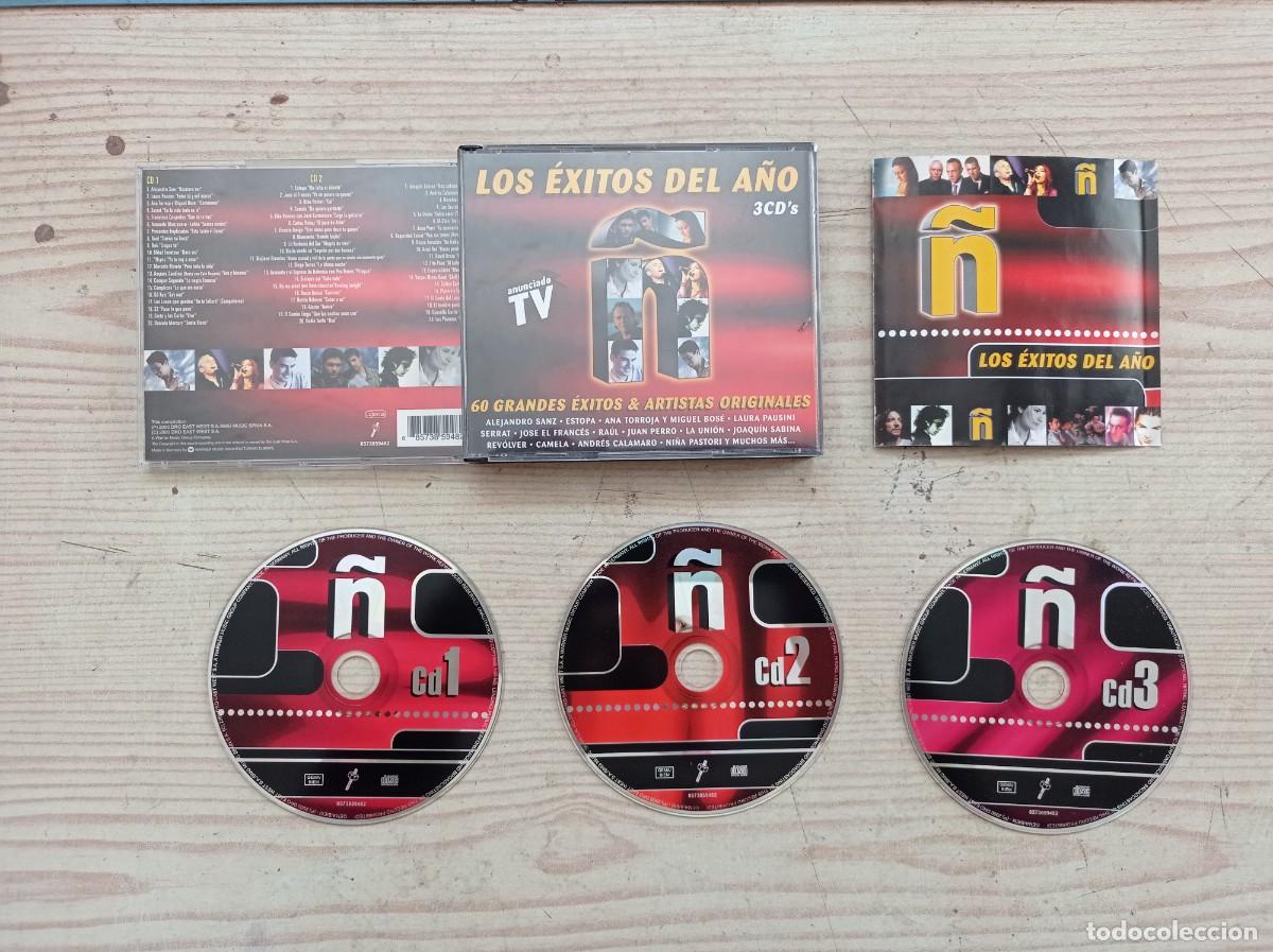 CDs de m&uacute;sica: &Ntilde; - Los Exitos Del A&ntilde;o - Varios - 60 Grandes Exitos - 3 CD - Foto 1