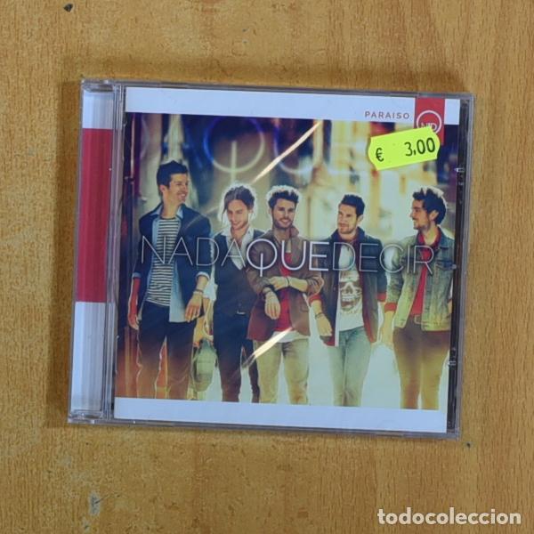 CDs de m&uacute;sica: PARAISO - NADA QUE DECIR - CD - Foto 1