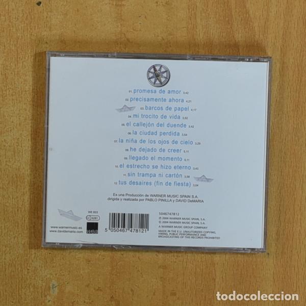 CDs de m&uacute;sica: DAVID DE MARIA - BARCOS DE PAPEL - CD - Foto 2