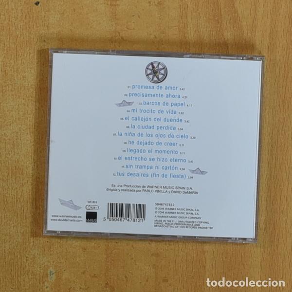 CDs de m&uacute;sica: DAVID DE MARIA - BARCOS DE PAPEL - CD - Foto 2