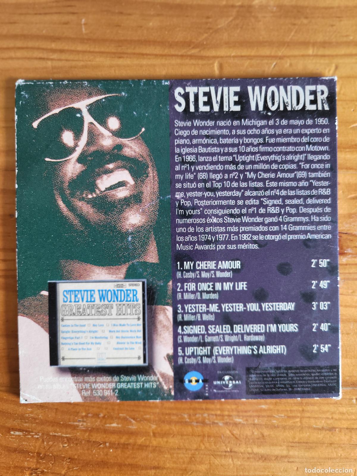 CDs de m&uacute;sica: CD STEVIE WONDER. GRANDES MITOS - Foto 2