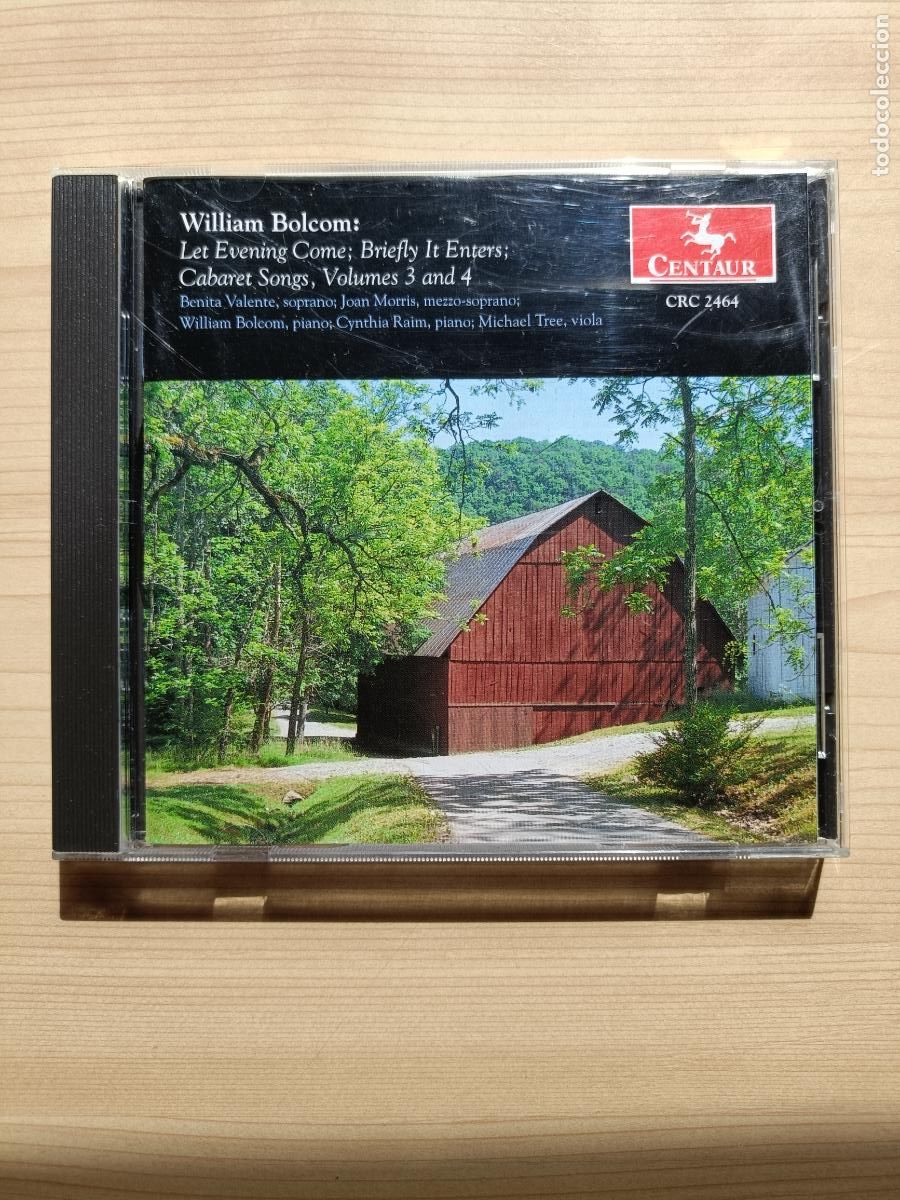CDs de m&uacute;sica: William Bolcom: Let Evenig Come. Centaur Records, 2001. - Foto 5