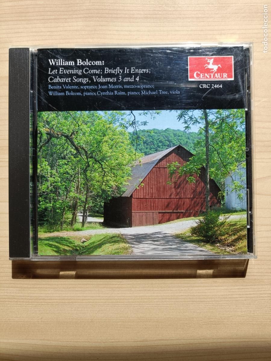 CDs de m&uacute;sica: William Bolcom: Let Evenig Come. Centaur Records, 2001. - Foto 1