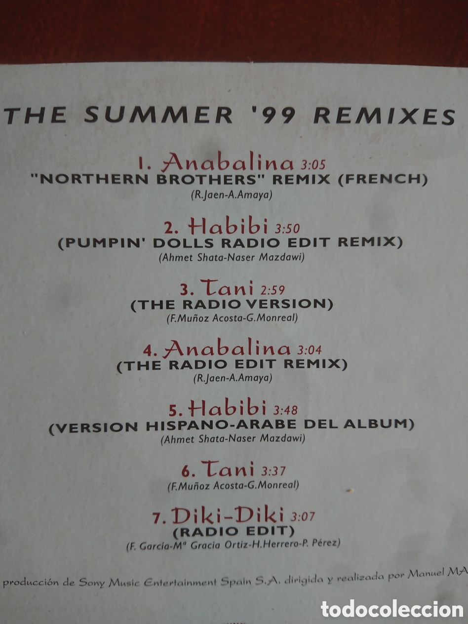 CDs de m&uacute;sica: Hakim - The summer99 remixes - CD - Foto 3