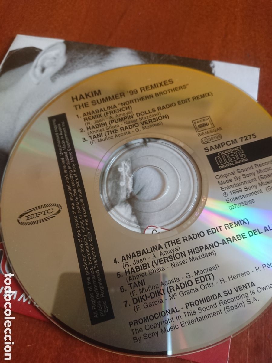 CDs de m&uacute;sica: Hakim - The summer99 remixes - CD - Foto 4