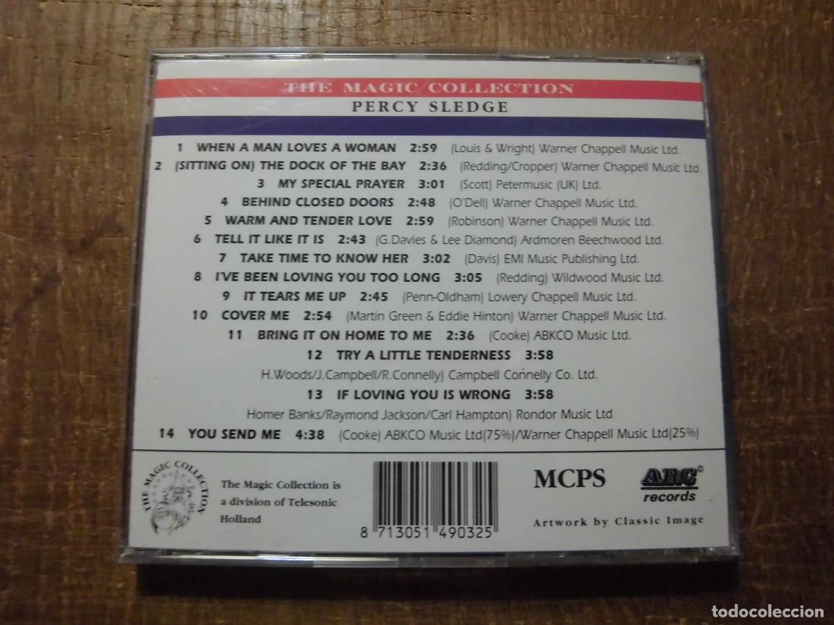 CDs de m&uacute;sica: CD PERCY SLEDGE THE MAGIC COLLECTION - Foto 2