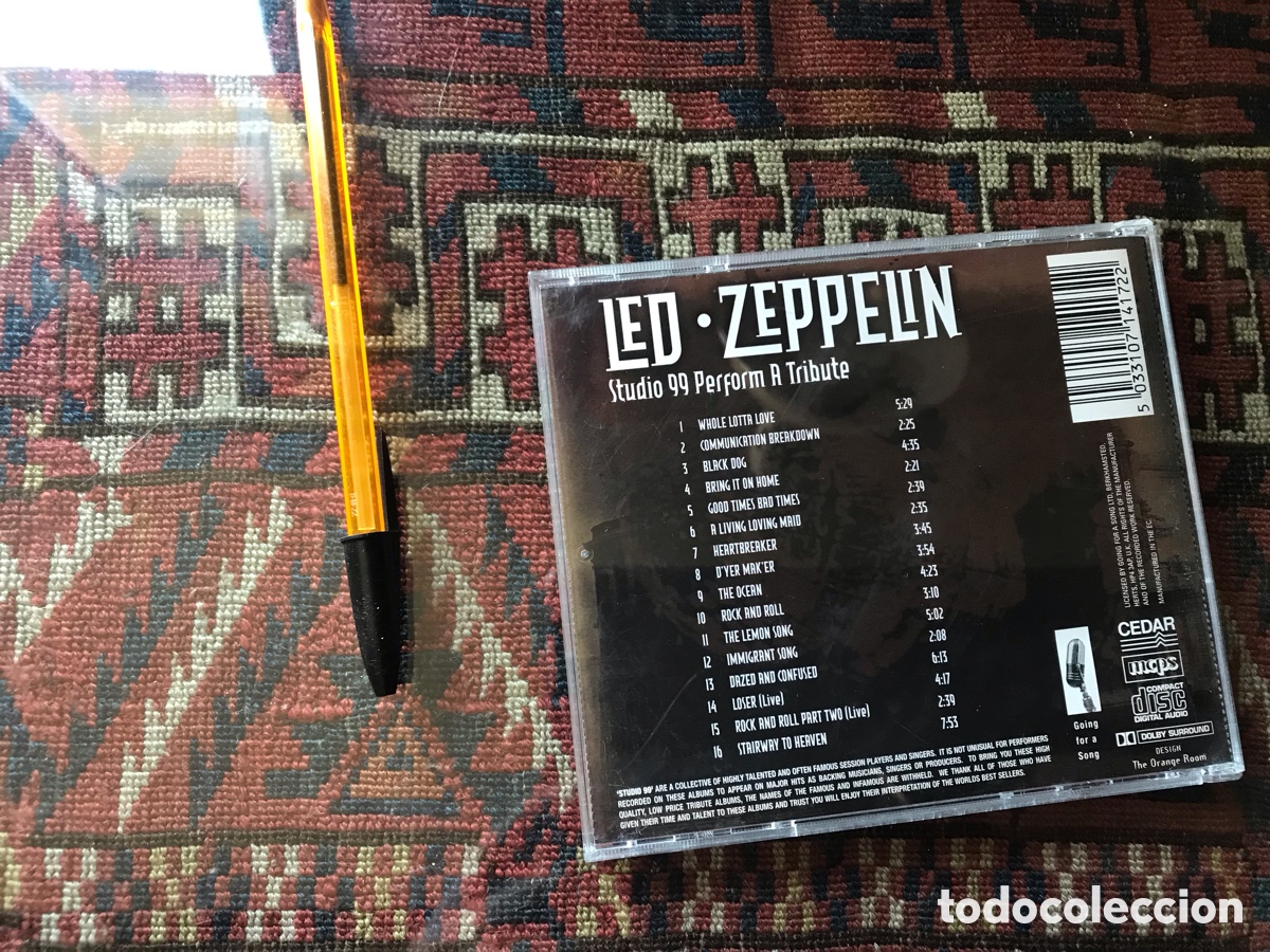 CDs de m&uacute;sica: Led Zeppelin. Performed by Studio 99 - Foto 2