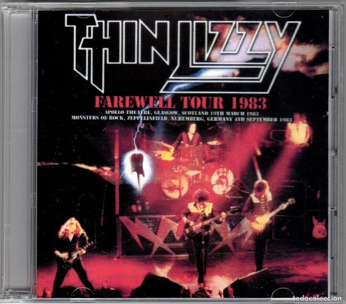 CDs de m&uacute;sica: 2 CDs THIN LIZZY - Farewell Tour 1983 - Foto 1