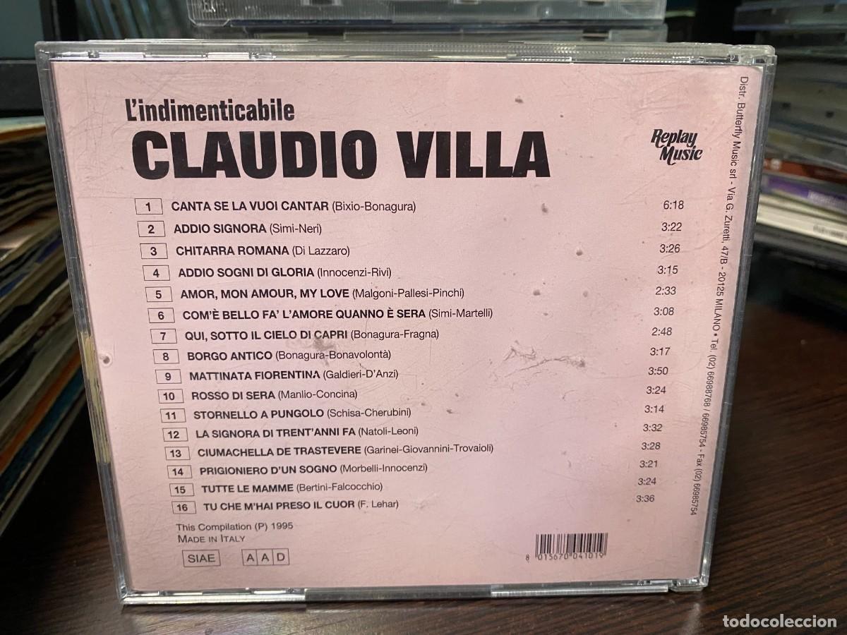 CDs de m&uacute;sica: Claudio Villa - LIndimenticabile (CD, Comp) - Foto 2