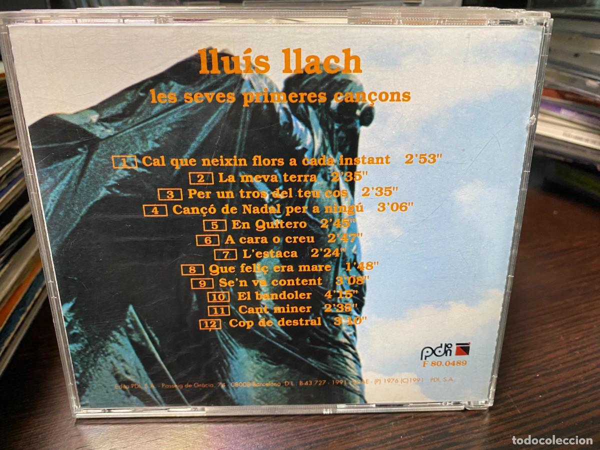 CDs de m&uacute;sica: Llu&iacute;s Llach - Les Seves Primeres Can&ccedil;ons (CD, Comp) - Foto 2