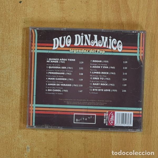 CDs de m&uacute;sica: DUO DINAMICO - LEYENDAS DEL POP - CD - Foto 2
