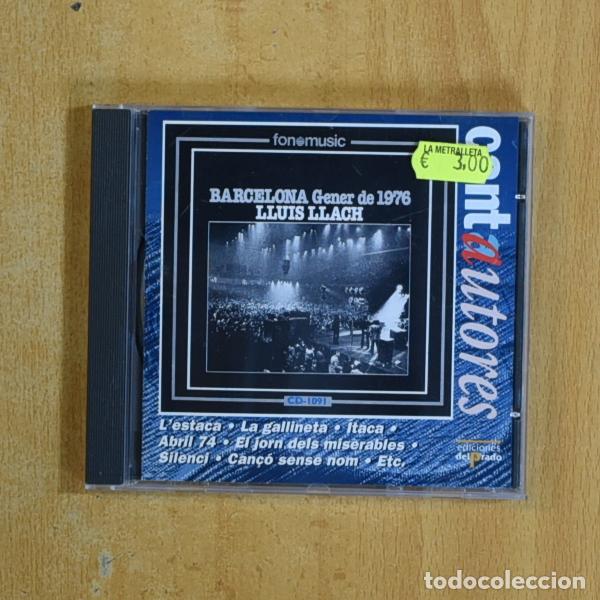 CDs de m&uacute;sica: LLUIS LLACH - BARCELONA GENER DE 1976 - CD - Foto 1