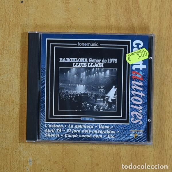 CDs de m&uacute;sica: LLUIS LLACH - BARCELONA GENER DE 1976 - CD - Foto 1