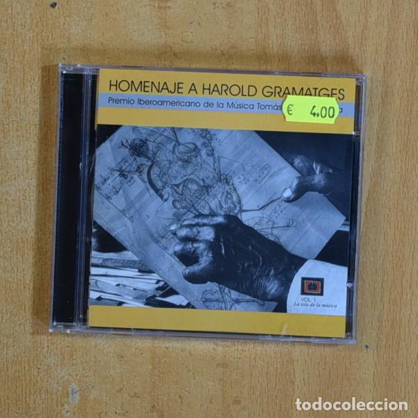 CDs de m&uacute;sica: VARIOS - HOMENAJE A HAROLD GRAMATGES - CD - Foto 1