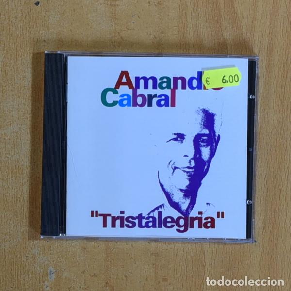 CDs de m&uacute;sica: AMAMDIO CABARAL - TRISTALEGRIA - CD - Foto 1