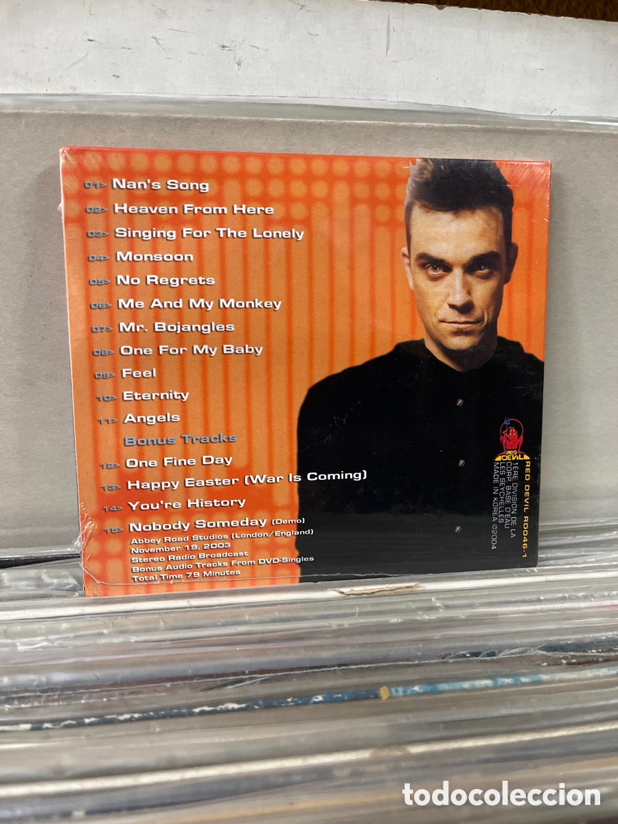 CDs de m&uacute;sica: singing for the lonely robbie williams - Foto 2