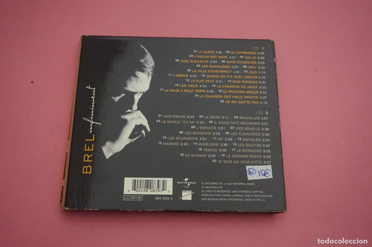 CDs de m&uacute;sica: CD BOX - JACQUES BREL - INFINIMENT - Foto 6