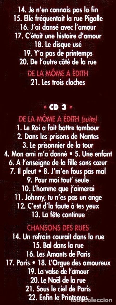 CDs de m&uacute;sica: �H494 - [DOBLE CD]. EDITH PIAF. RECOPILATORIO. - Foto 3