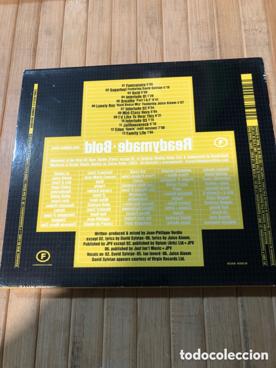 CDs de m&uacute;sica: Readymade &bull; Bold CD SEMINUEVO - Foto 2