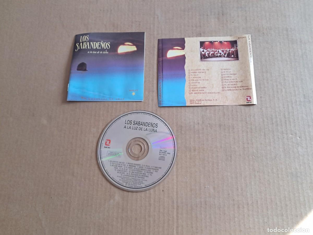 CDs de m&uacute;sica: LOS SABANDE&Ntilde;OS - A LA LUZ DE LA LUNA Cd no funciona - Foto 1