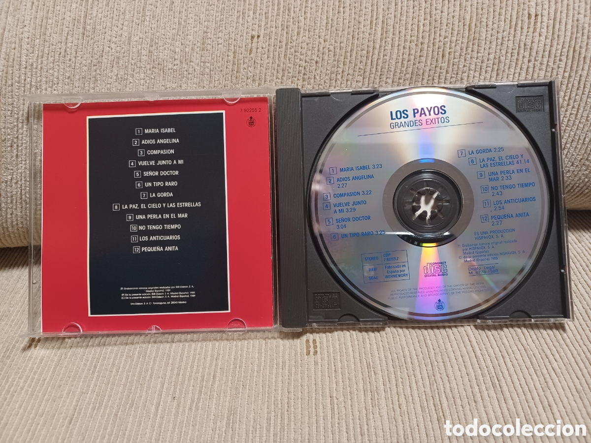 CDs de m&uacute;sica: Cd los payos grandes exitos - Foto 3