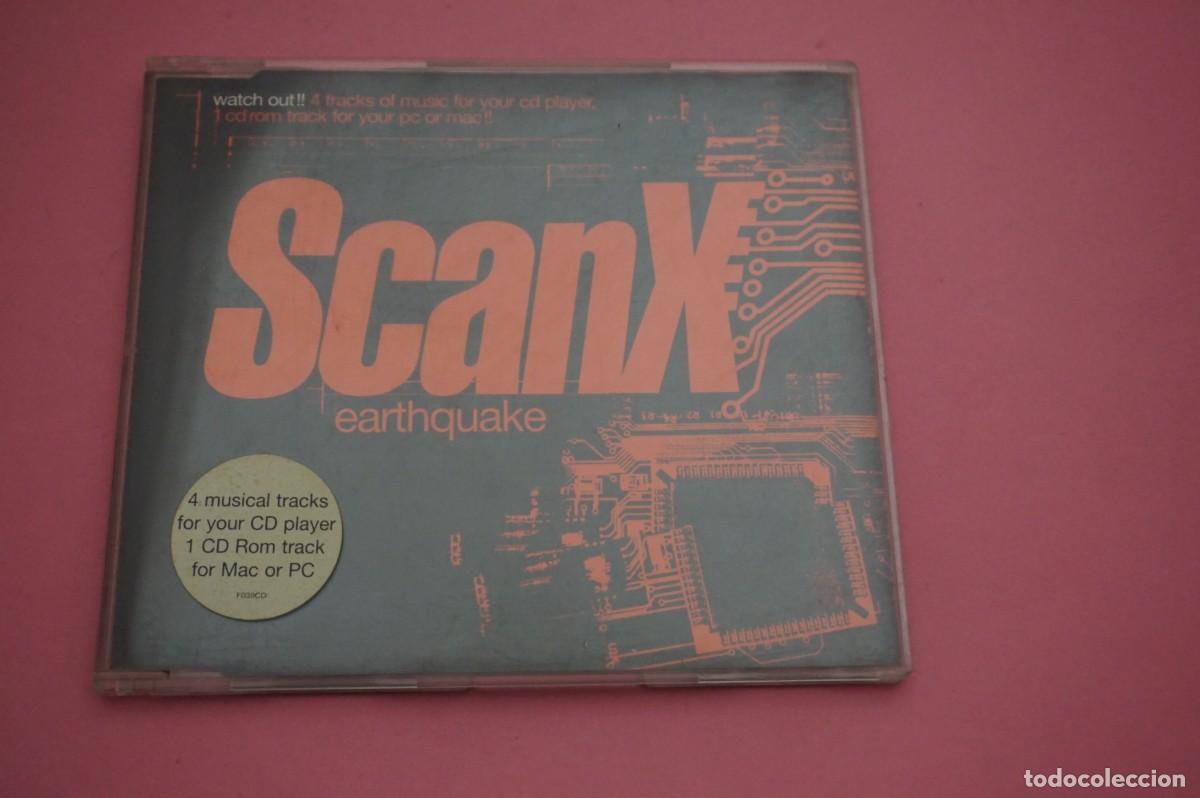 CDs de m&uacute;sica: CD - SCANX - EARTHQUAKE - DISCO EN BUEN ESTADO - Foto 1