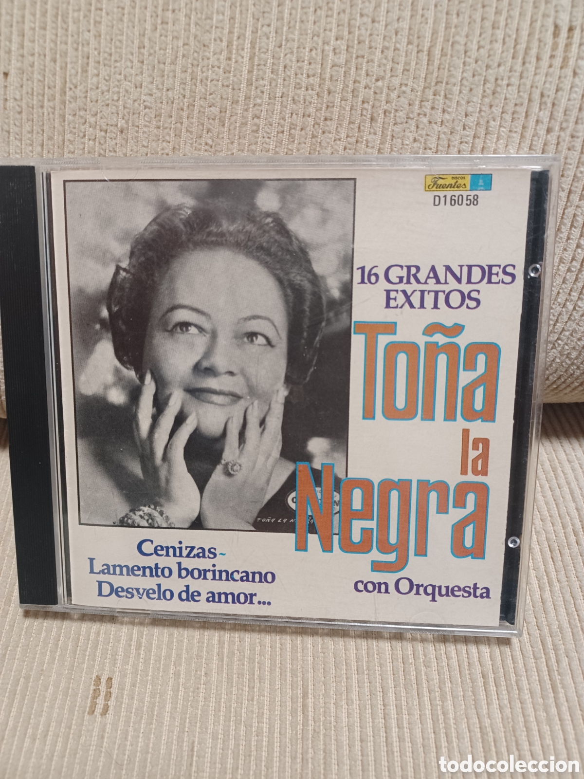 CDs de m&uacute;sica: Cd to&ntilde;a la negra con orquesta 16 grandes exitos - Foto 1
