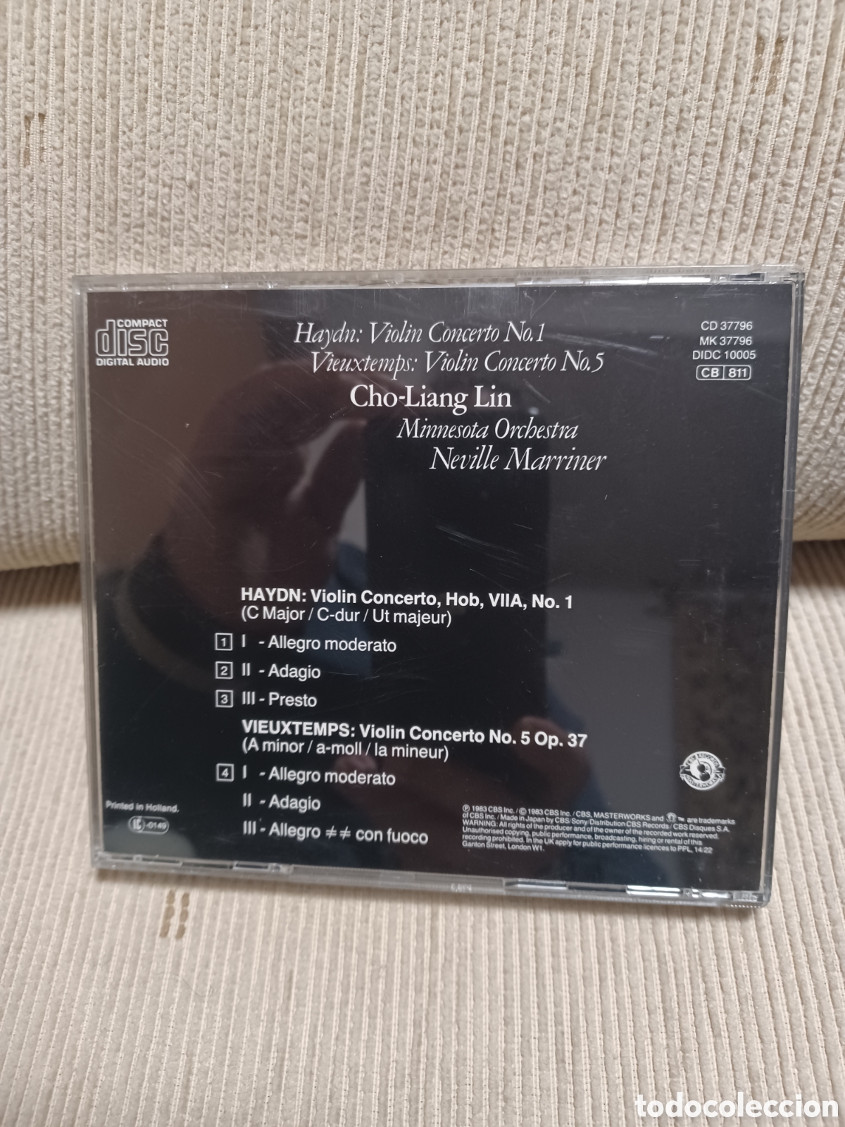 CDs de m&uacute;sica: Cd cho-liang lin haydn - Foto 2