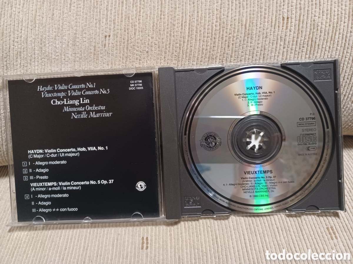 CDs de m&uacute;sica: Cd cho-liang lin haydn - Foto 3
