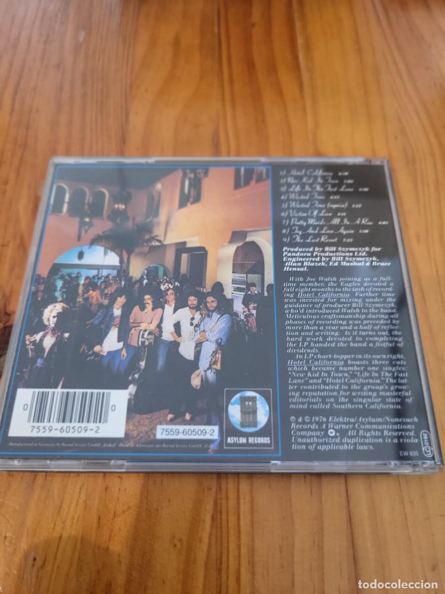 CDs de m&uacute;sica: CD EAGLES. HOTEL CALIFORNIA - Foto 2