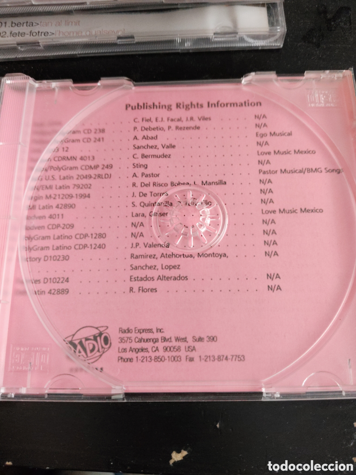 CDs de m&uacute;sica: Exitos Express 192x Cd compilation 1992 - Foto 2