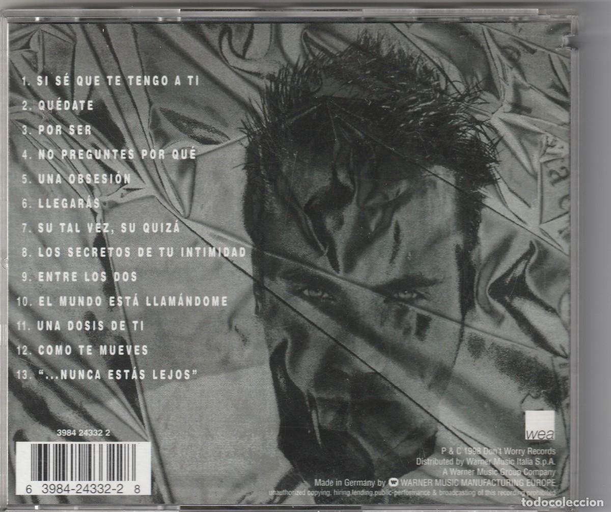 CDs de m&uacute;sica: NEK - ENTRE T&Uacute; Y YO (CD WEA 1998) - Foto 2