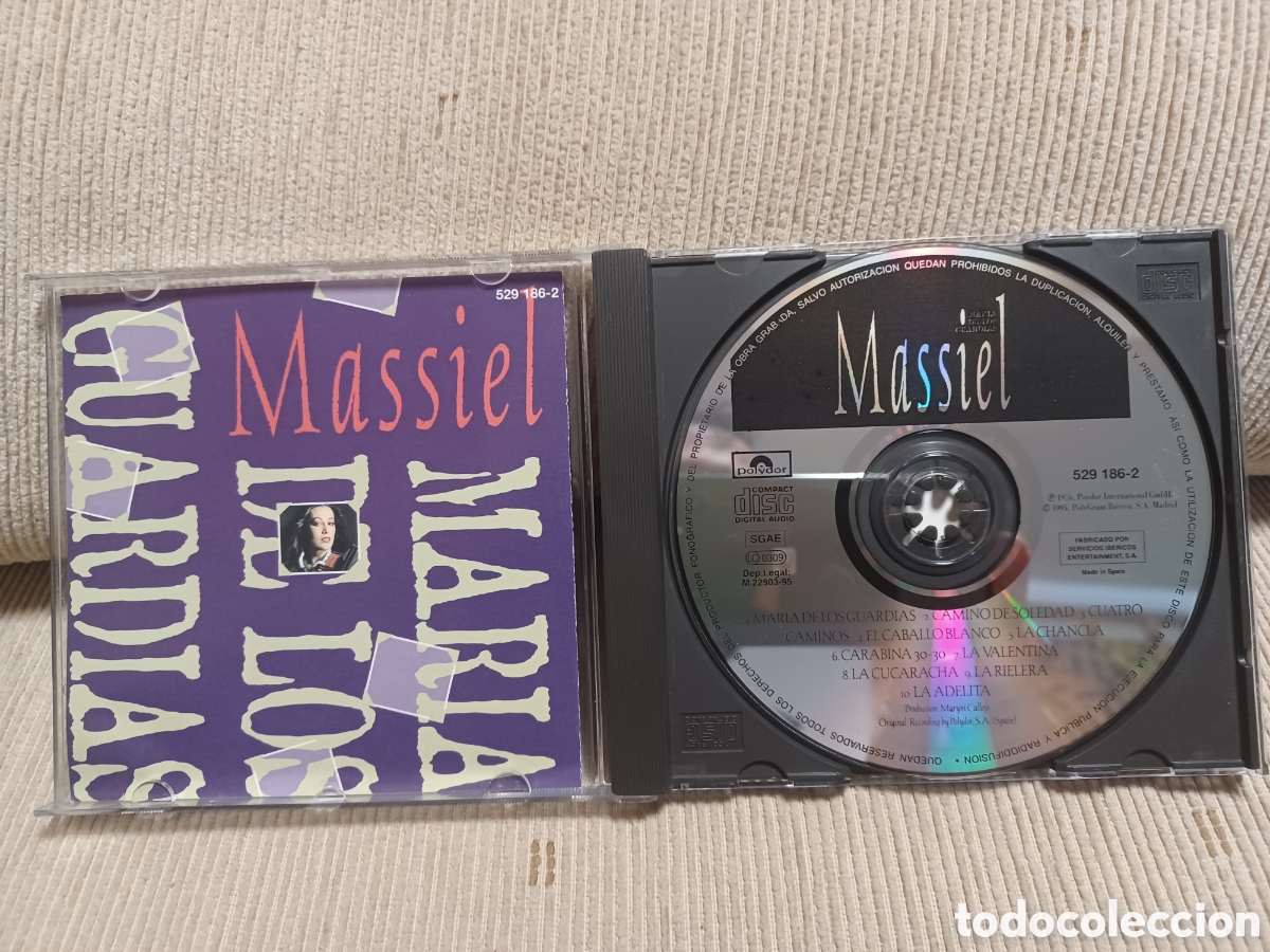 CDs de m&uacute;sica: Cd massiel Maria de los guardias - Foto 3