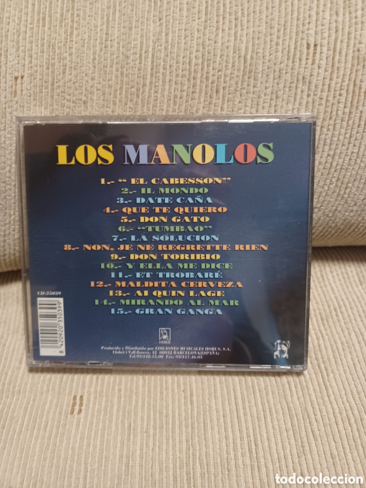 CDs de m&uacute;sica: Cd los manolos bailes regionales - Foto 2