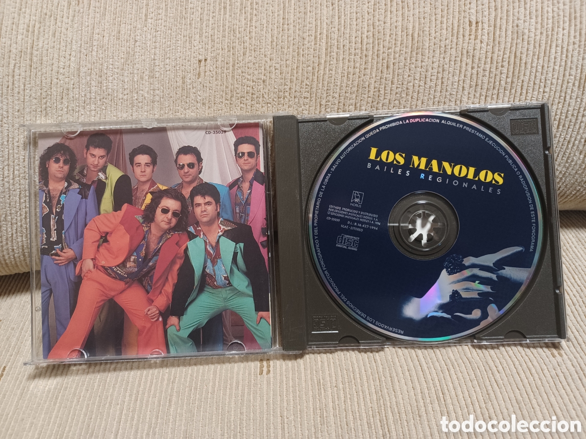 CDs de m&uacute;sica: Cd los manolos bailes regionales - Foto 3