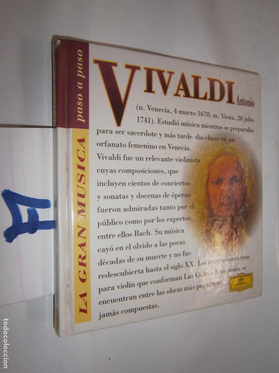 CDs de m&uacute;sica: VIVALDI - LIBRO Y CD - Foto 1
