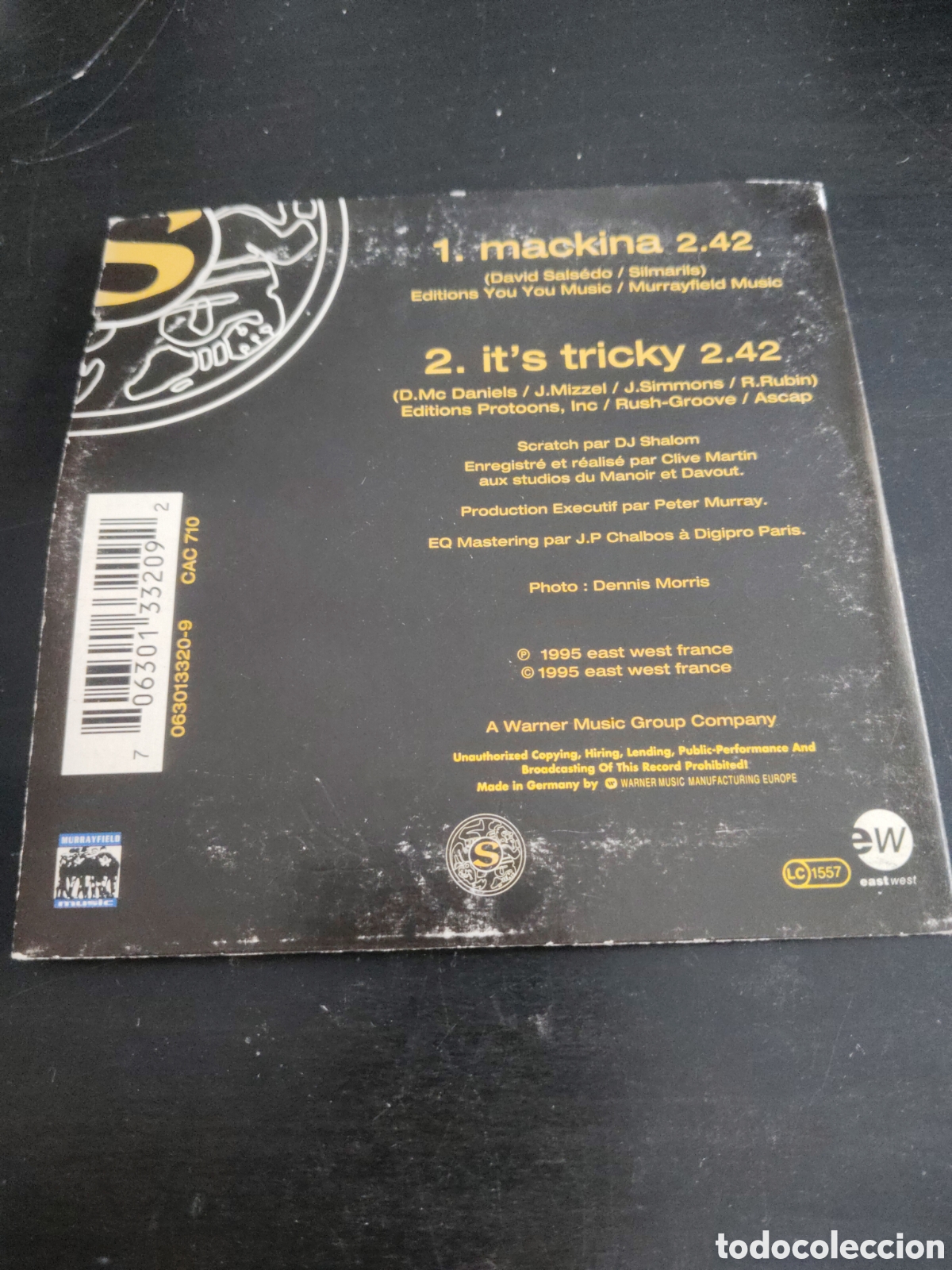 CDs de m&uacute;sica: Silmarils&nbsp;&ndash;&nbsp;Mackina Cd single 1995 Europa - Foto 2