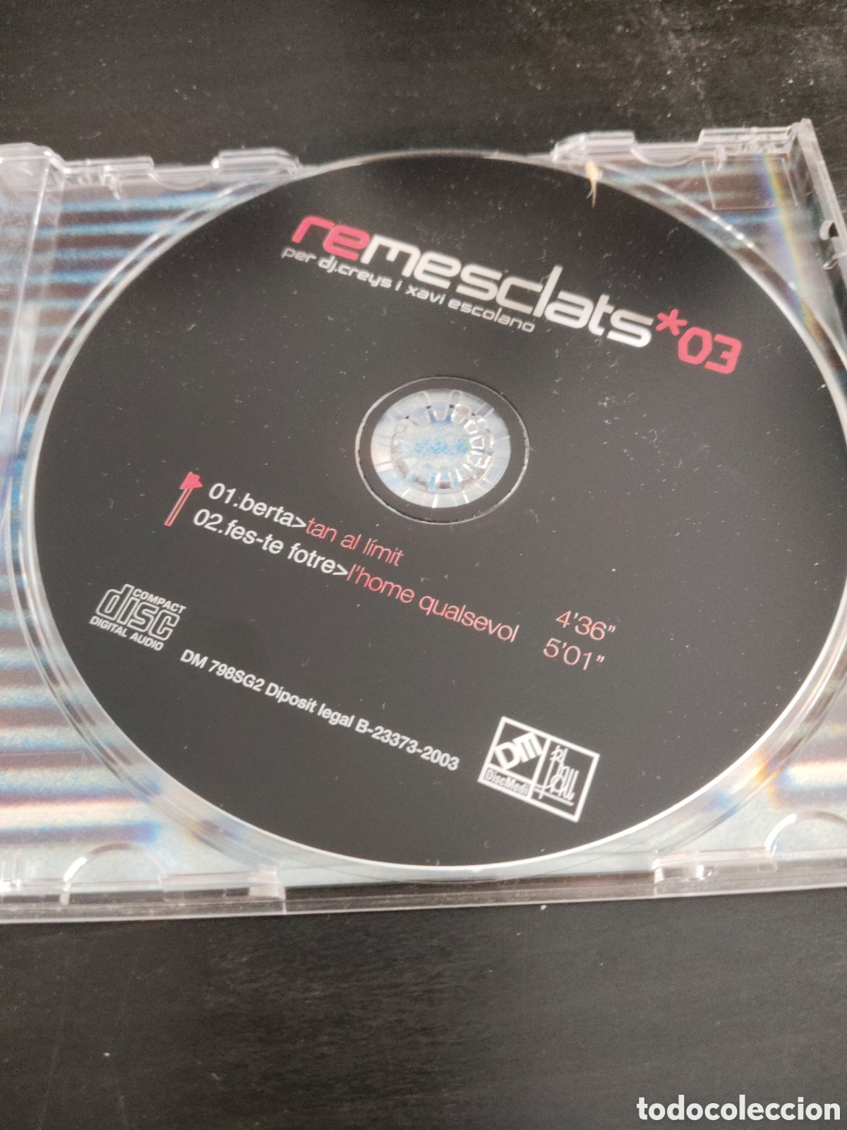 CDs de m&uacute;sica: Remesclats*03 Cd single 2003 Espa&ntilde;a - Foto 2