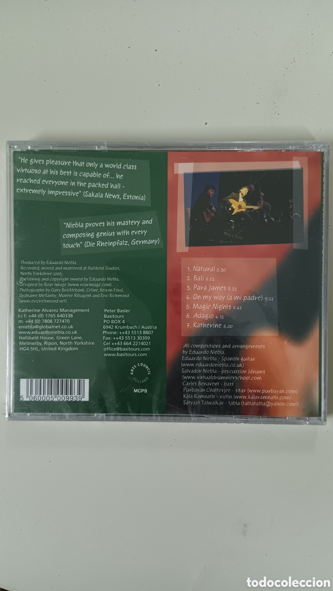 CDs de m&uacute;sica: CD EDUARDO NIEBLA &rdquo; Natural&rdquo; - Foto 2