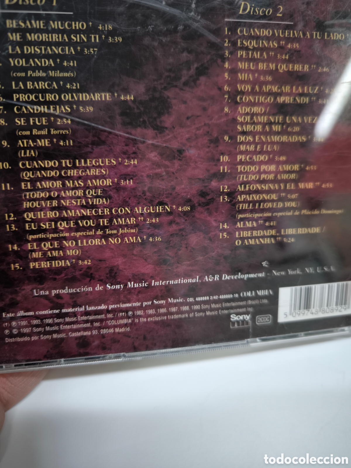 CDs de m&uacute;sica: 2cd Simone las treinta mejores canciones - Foto 2