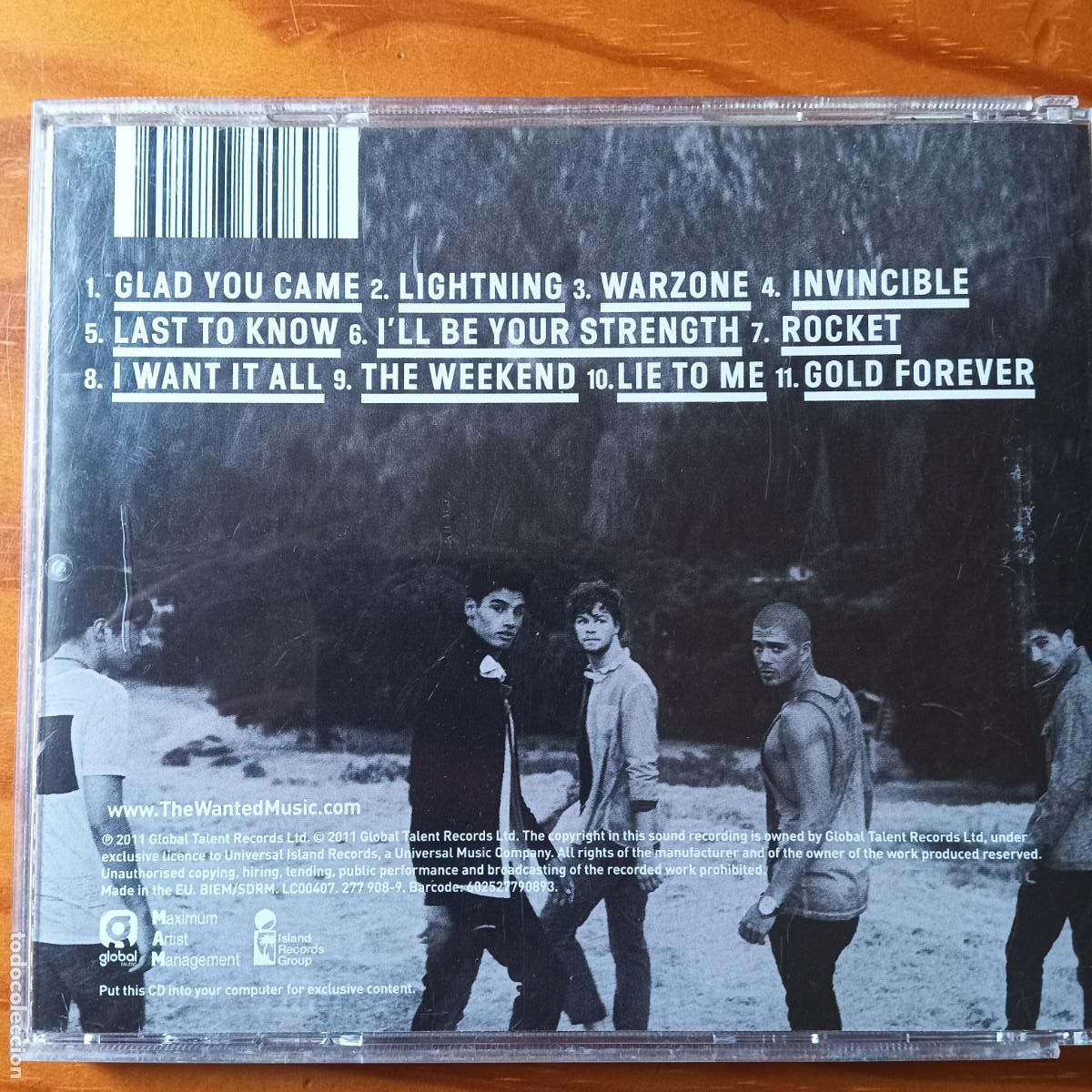 CDs de m&uacute;sica: THE WANTED, BATTLEGROUND. CD - Foto 2